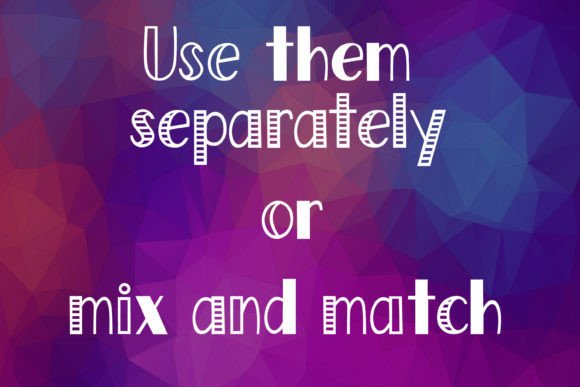 Multiplicity Font PNG with transparent background - Preview 5