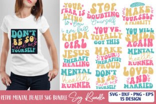 Retro Mental Health SVG Bundle Graphic by creativemomenul022 · Creative ...