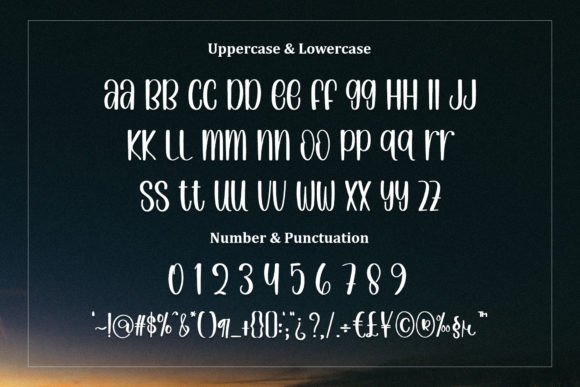 Short Movie Font PNG with transparent background - Preview 2