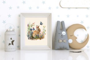 Watercolor Cute Rabbit Graphic by Vasmila design · Creative Fabrica