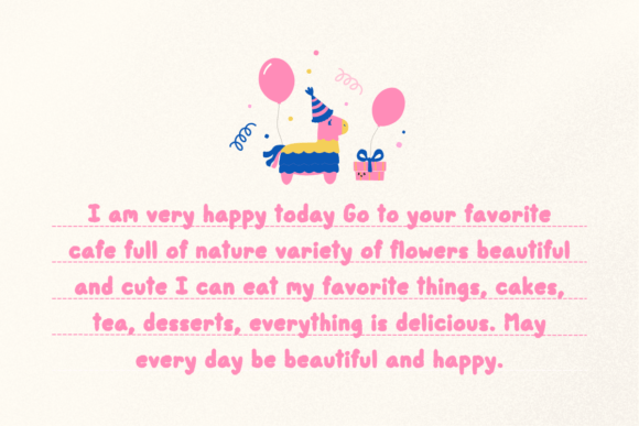 Bubble Candy Font - Preview 3
