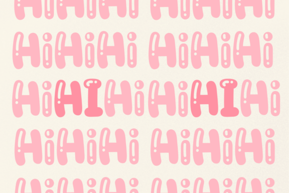 Bubble Gum Font - Preview 1