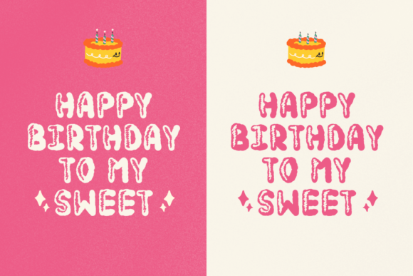 Bubble Sugar Font - Preview 3