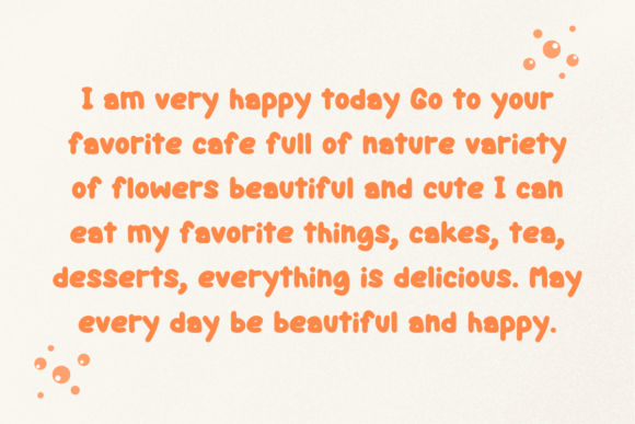 Bubble Waffle Font - Preview 5