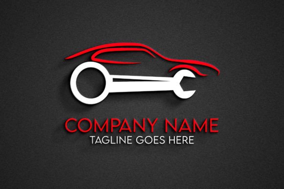 Car Maintenance or Car Service, Car Graphic Logos By Ghulam Murtaza