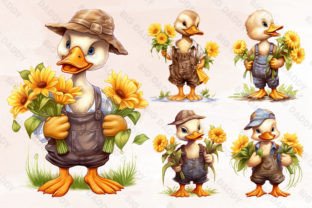 Cute Duck Boy Sublimation Clipart Graphic by Big Daddy · Creative Fabrica
