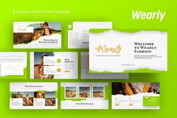 Preview of Fashion Presentation - Wearly fashion presentation template