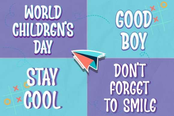 Hello Kids Font - Preview 2