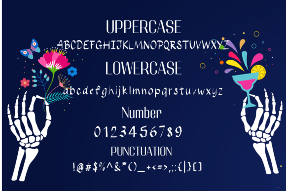 Muertos Font PNG with transparent background - Preview 2