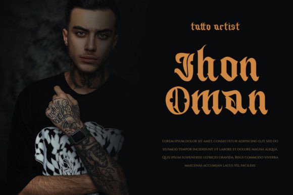 Blackrecord Font - Preview 3