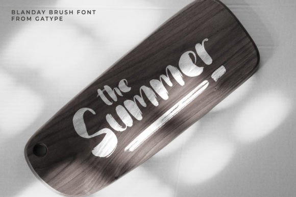 Blanday Font font preview - 3
