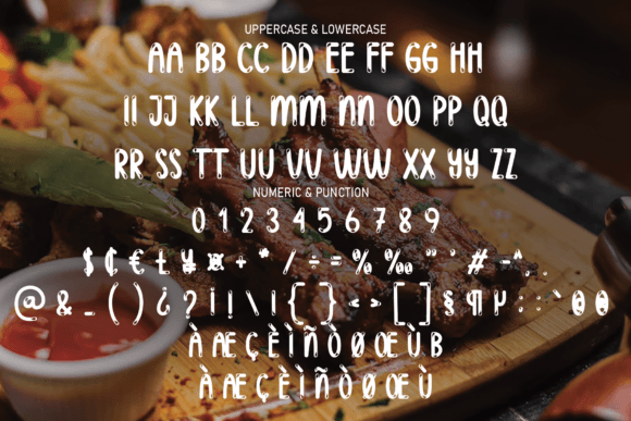 Chicken Steak Font - Preview 6