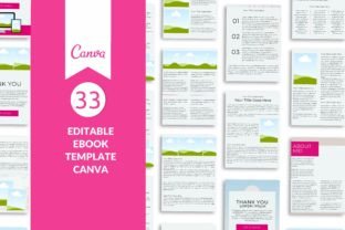EDITABLE Canva Ebook & Workbook Template Graphic by Rosy Studios ...