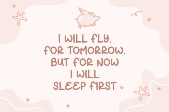 Fastre Cute Font PNG with transparent background - Preview 1