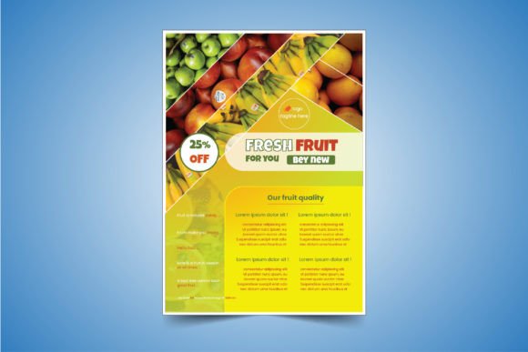Fruit's Shop Business Flyer Template