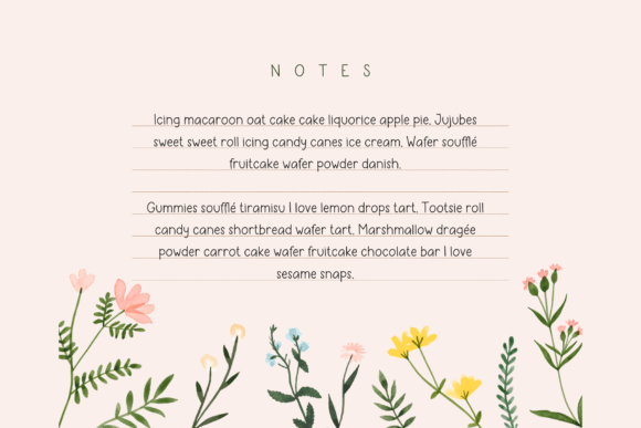 Happy Notes Font - Preview 2