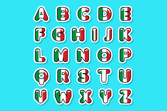 Italy Font PNG with transparent background - Preview 1