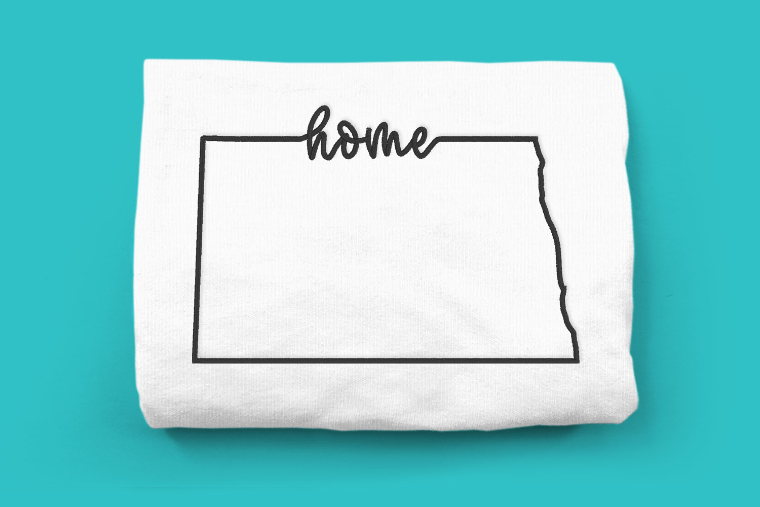 North Dakota Home State Outline