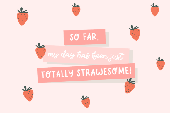Beach Lover Tropical Drinks Duo Font - Preview 1