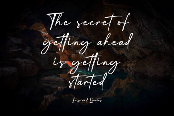 Blue River Font - Preview 1