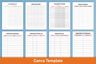 Editable 2024 Teacher Planner Canva Graphic by Mustafiz · Creative Fabrica