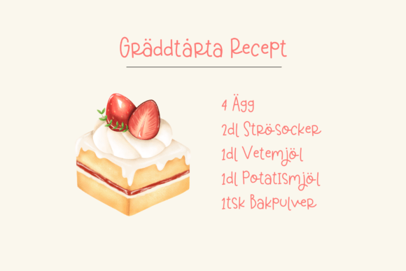 Graddtarta Font PNG with transparent background - Preview 3