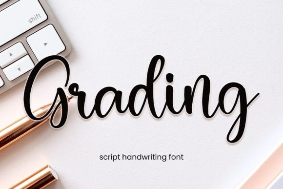 Grading Font by YanStudio · Creative Fabrica