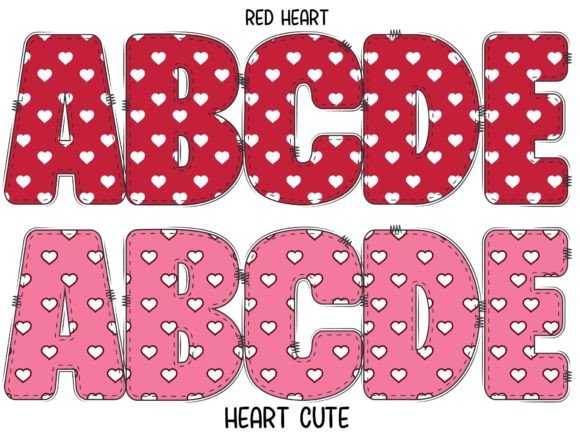 Heart Cute Font - Preview 1