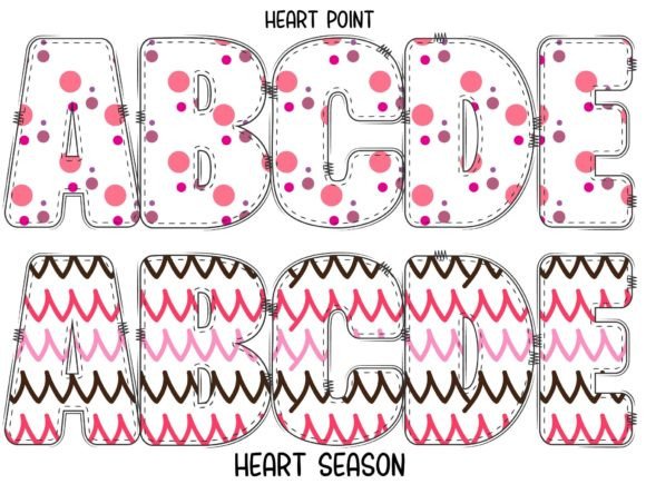 Heart Cute Font - Preview 2