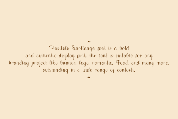 Rasttelo Starllange Font PNG with transparent background - Preview 4