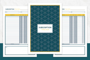 Subscription Tracker Printable Template Graphic by JUNDI · Creative Fabrica