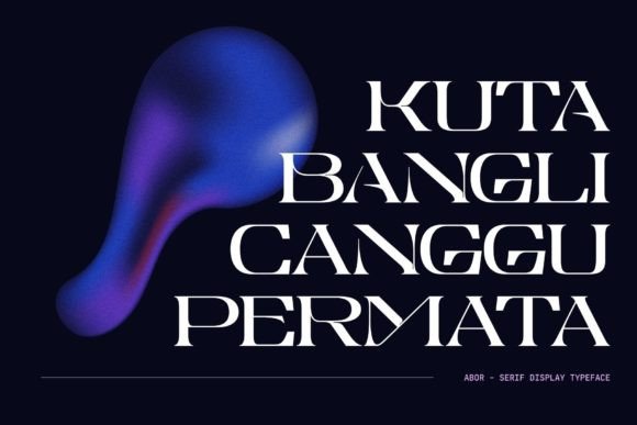Abor Font - Preview 1