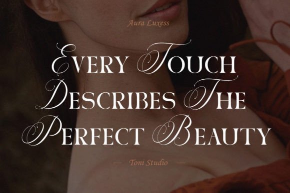 Aura Luxess Duo Font - Preview 1