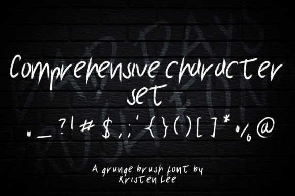 Bad Days Brush Font - Preview 2