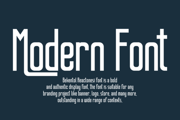 Bekentol Reactonesi Font - Preview 1