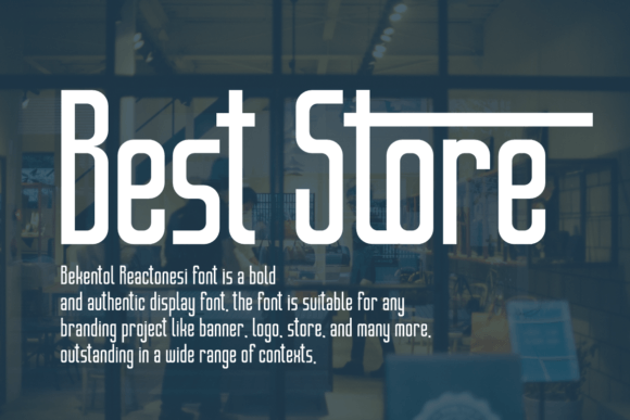 Bekentol Reactonesi Font - Preview 2