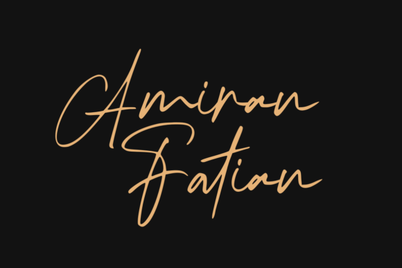 Belloan Signature Font - Preview 1