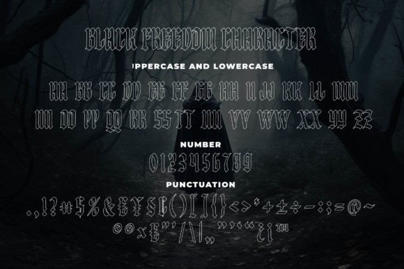 Black Freedom Font - Preview 5