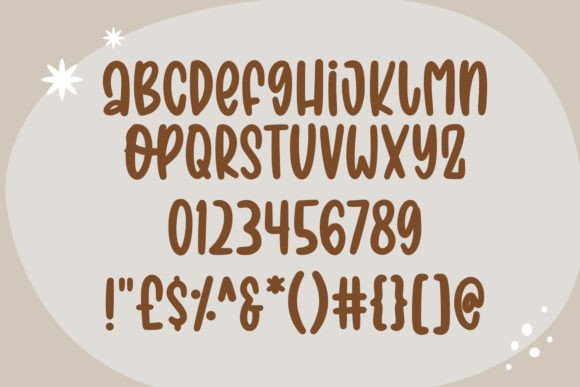 Bratise Bloom Font - Preview 2