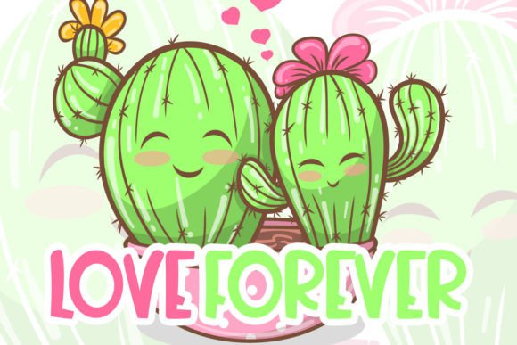 Cactus Paint Font - Preview 1