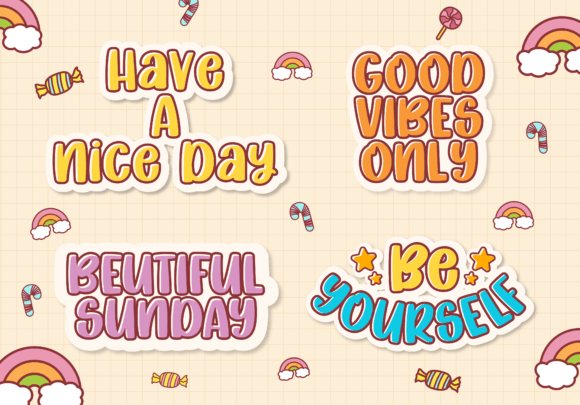 Cheerfull Blossoms Font - Preview 3