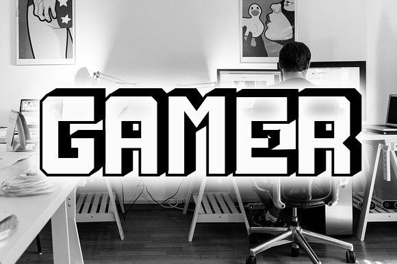Computer Font - Preview 1