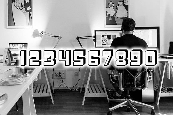 Computer Font - Preview 2