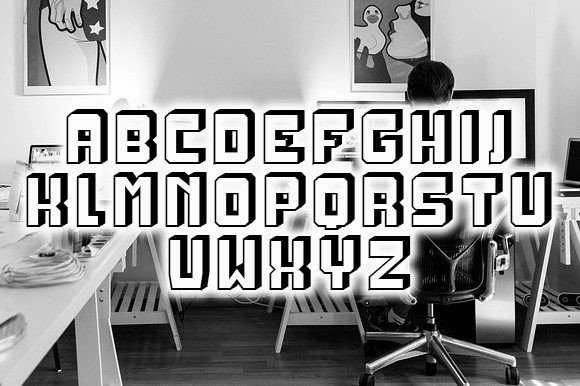 Computer Font - Preview 3