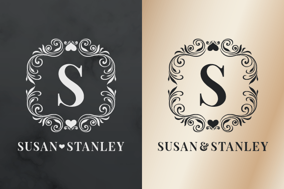 Elegant Wedding Monogram Font - Preview 5