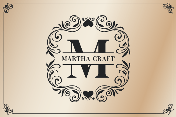Elegant Wedding Monogram Font - Preview 6