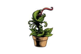 Fantasy Creature Creepy Plant SVG Cut file by Creative Fabrica Crafts   Creative Fabrica