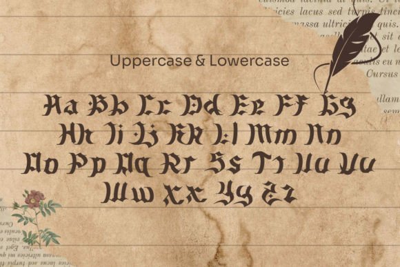Fourient Font PNG with transparent background - Preview 2