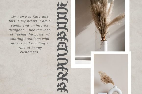 Fourient Font PNG with transparent background - Preview 3