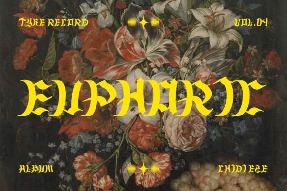 Fourient Font PNG with transparent background - Preview 5
